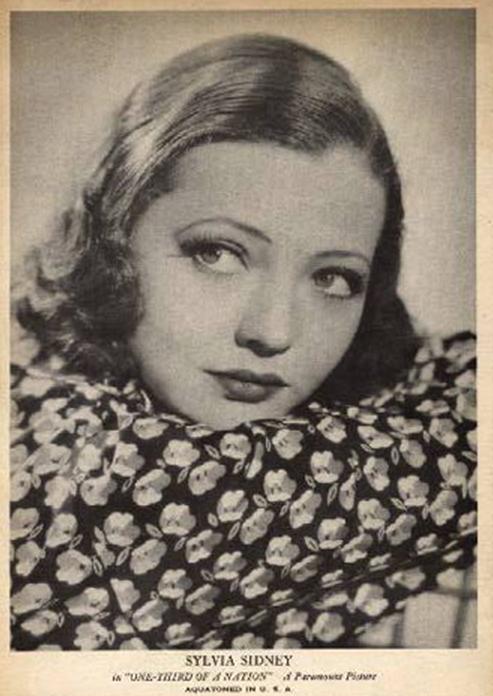 Movie Actress Sylvia Sidney